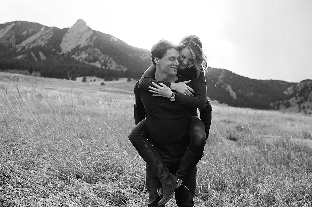 Chautauqua Boulder engagement photography