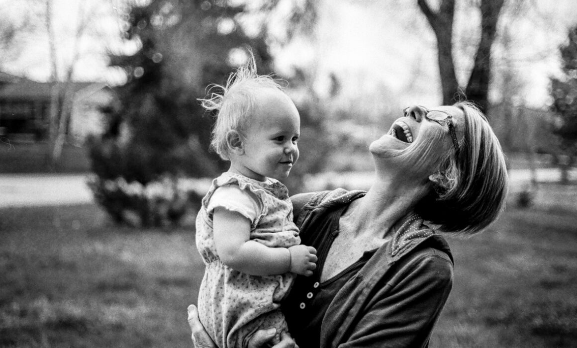 Grandma and toddler laughing & loving life!